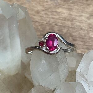 Ruby .925 Silver Ring